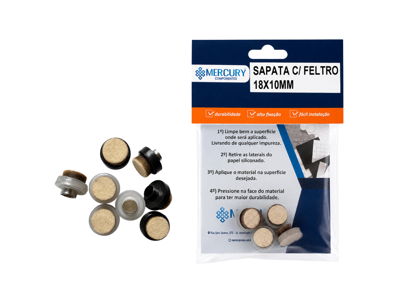 Linha Laranja · Sapata com Feltro